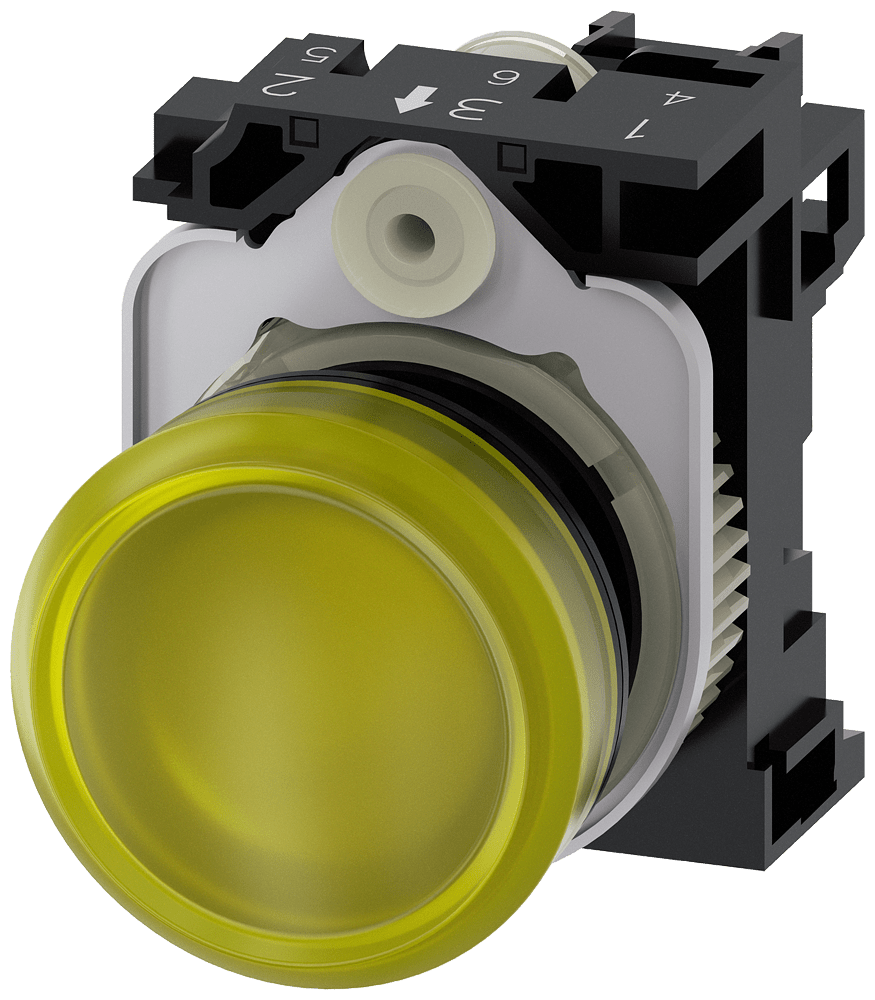 Indicator light, yellow