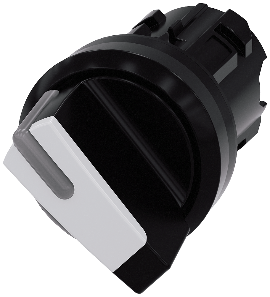 Selector switch, O-I, white