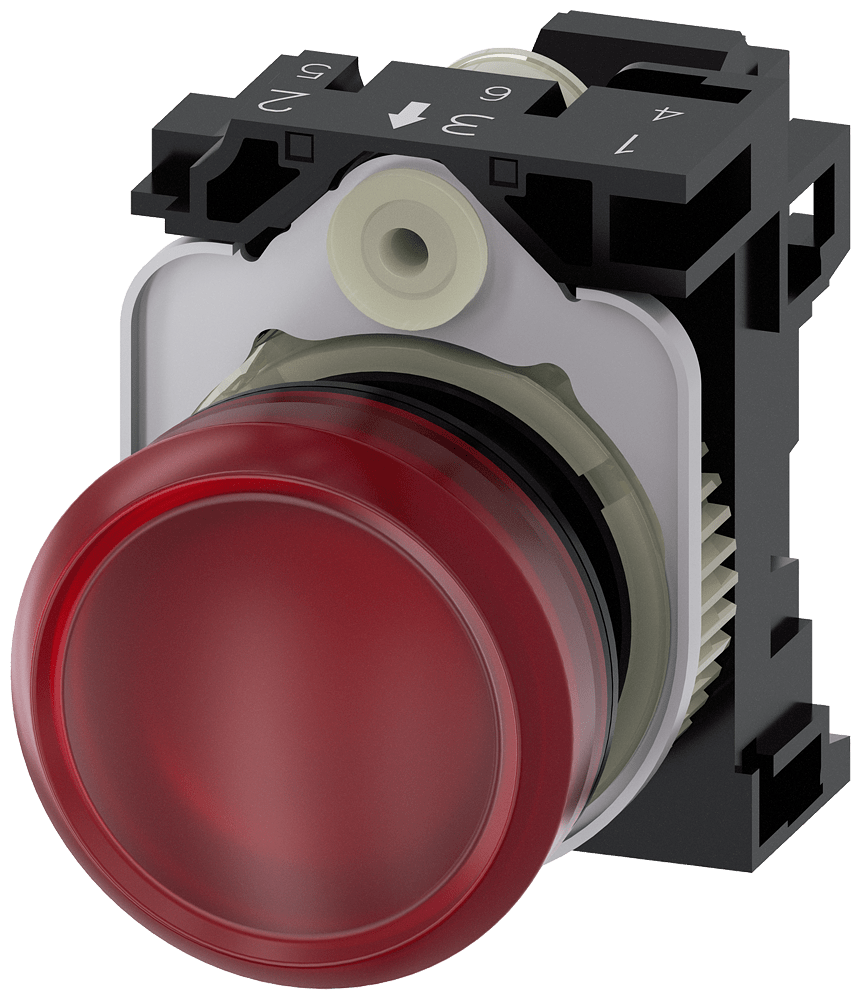 Indicator light, red