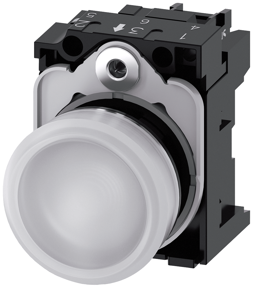 Indicator light, white