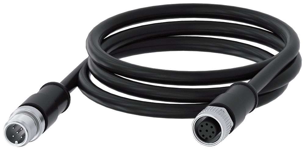 Adapter cable, RFID, M12,8pol t...