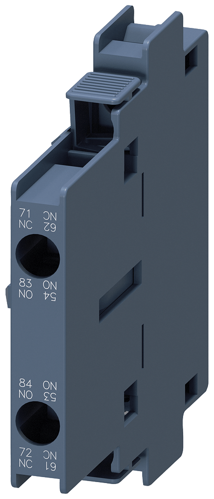 AUX. SWITCH BLOCK, 1 NO+1 NC,