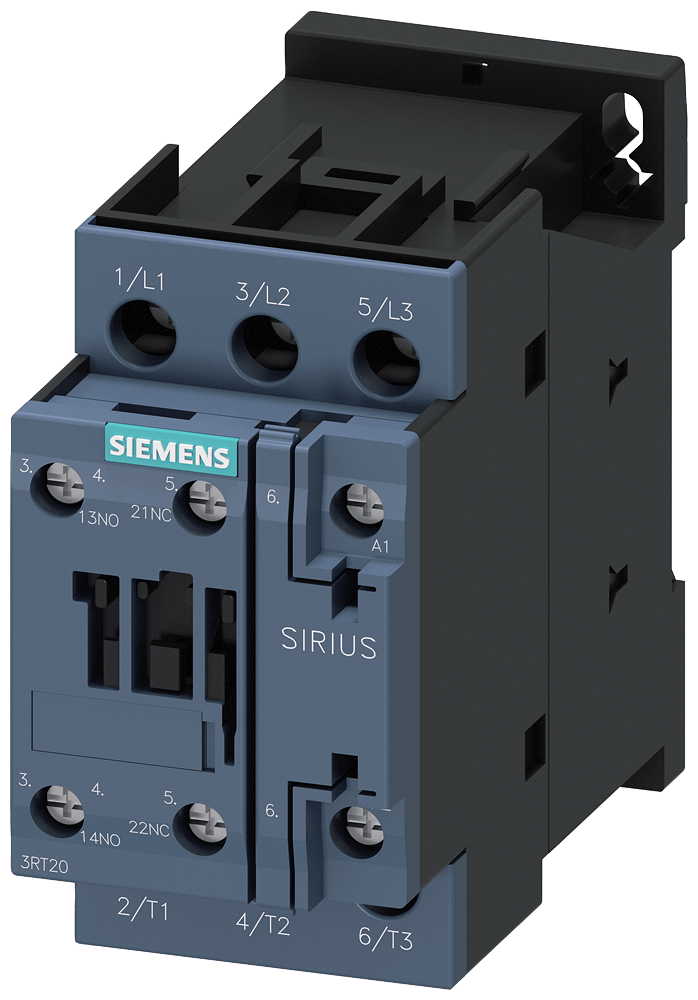 CONTACTOR,AC3:7,5KW 1NO+1NC AC23...