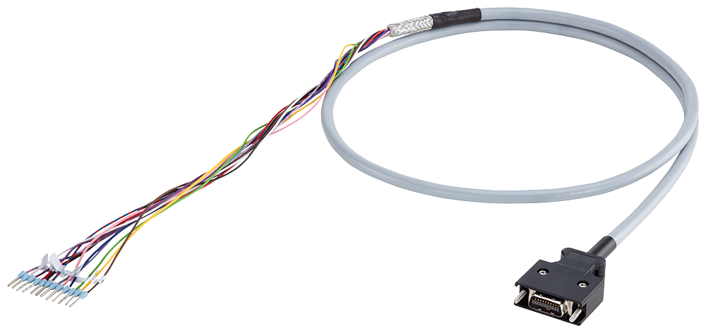 I/O cable for SINAMICS V90 PROFI...