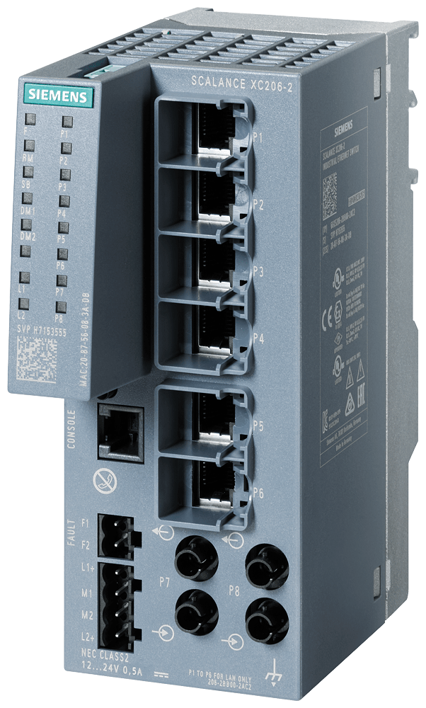 SCALANCE XC206-2 (ST/BFOC)
