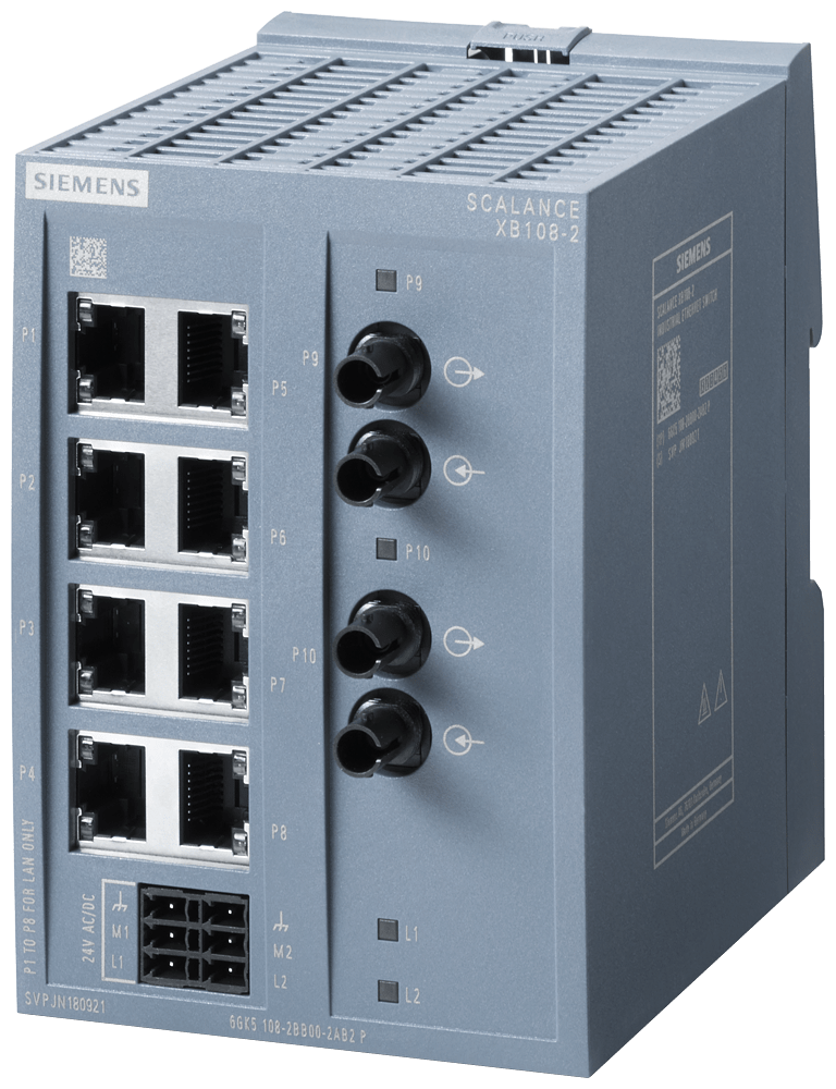 SCALANCE XB108-2 (ST/BFOC)