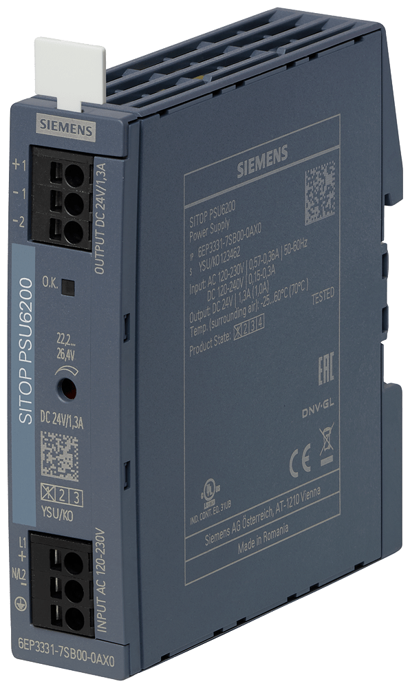SITOP PSU6200/1AC/24VDC/1.3A