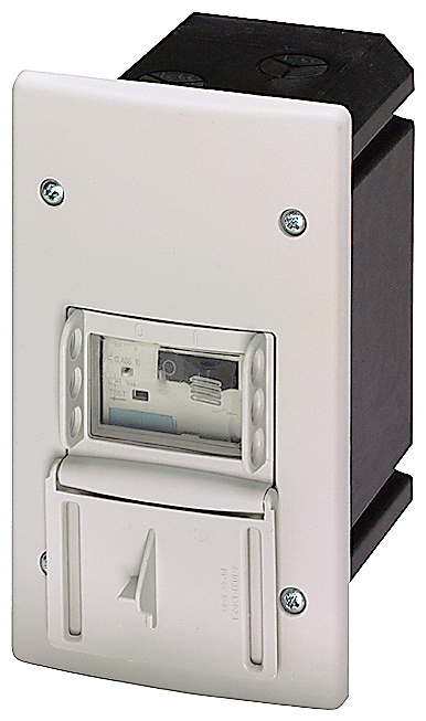 MOULDED-PLASTIC ENCLOSURE FOR