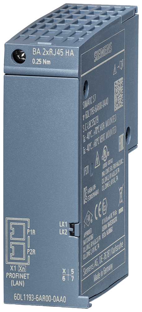 ET 200SP HA, BUSADAPTER BA 2XRJ45