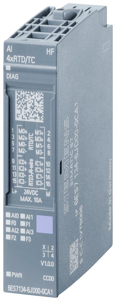 ET 200SP, AI 4xRTD/TC 2-/3-/4-Wi...