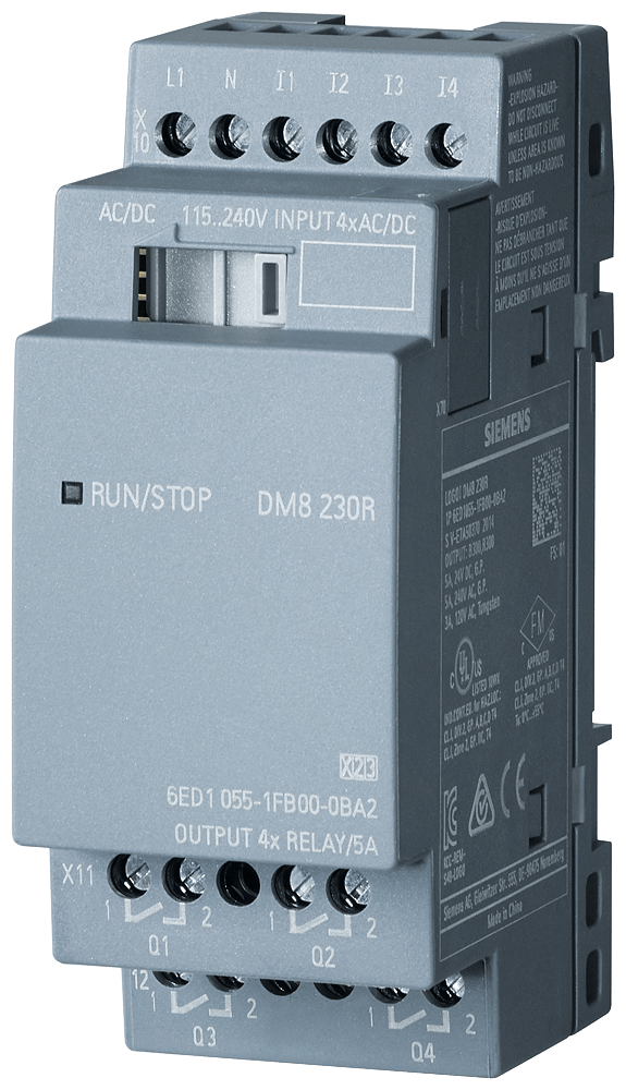 LOGO! DM8 230R Exp. mod. 2 MW, 4...