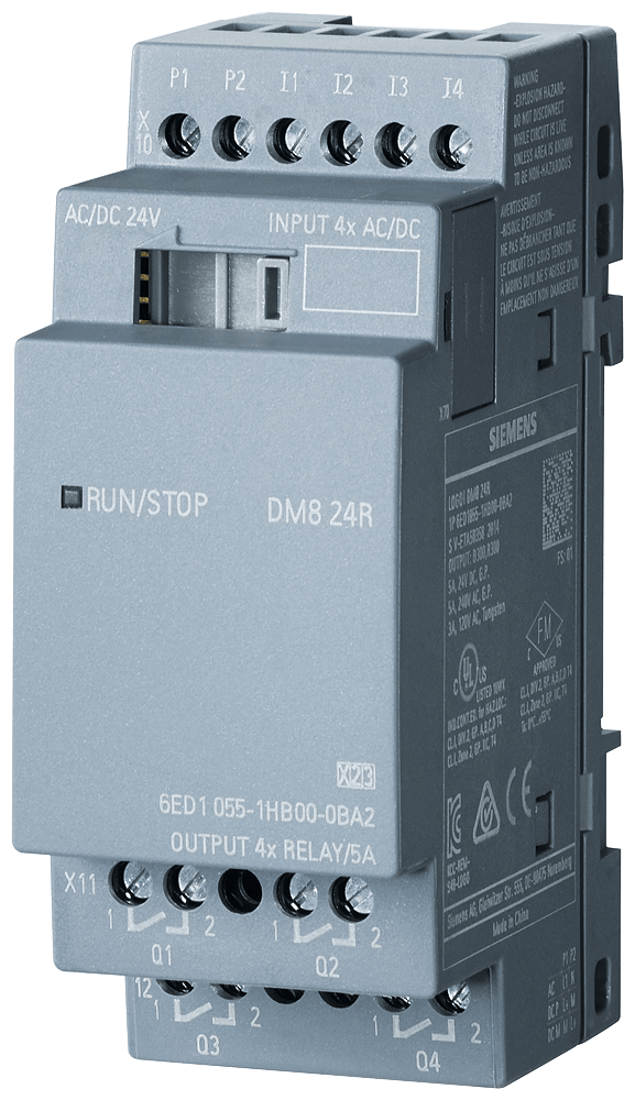 LOGO! DM8 24R Exp. mod. 2 MW,  4...