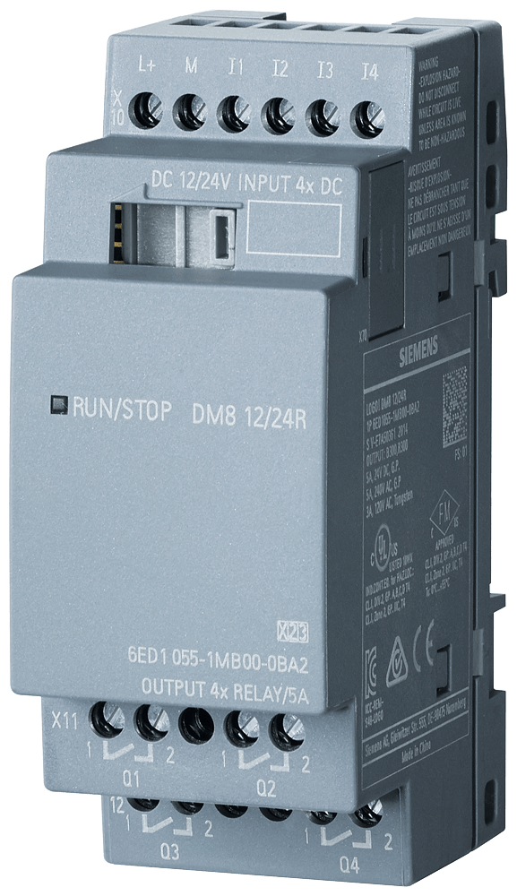 LOGO! DM8 12/24R Exp. mod. 2 MW,...