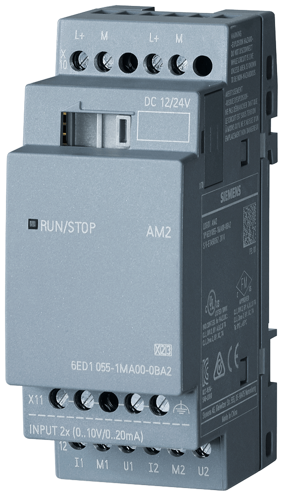 LOGO! AM2 Exp. mod., 12/24V, 2AI,