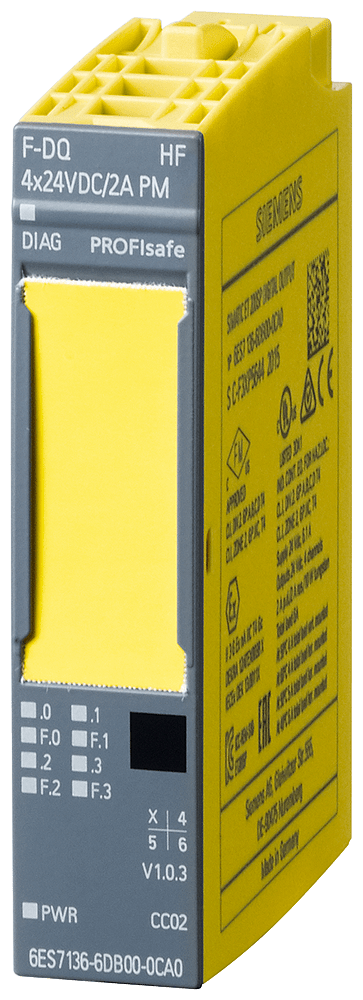 ET 200SP, F-DQ 4x24VDC/2A PM HF