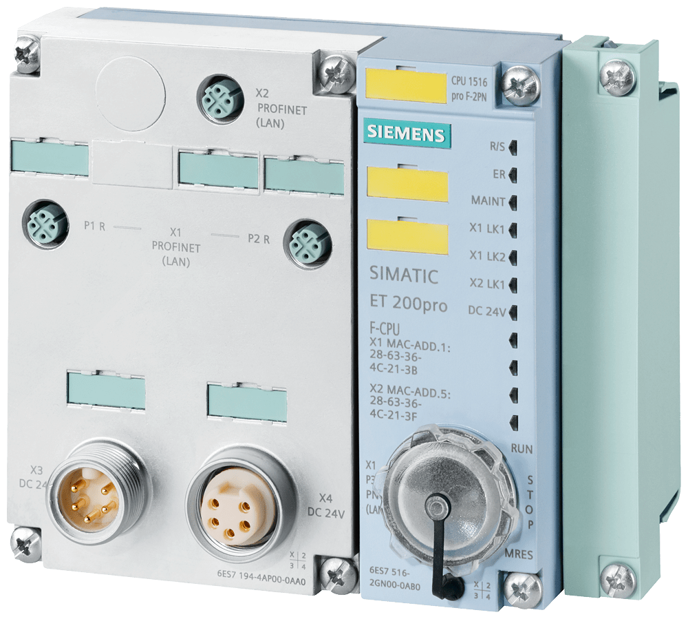 ET 200pro: CPU 1516pro F-2 PN