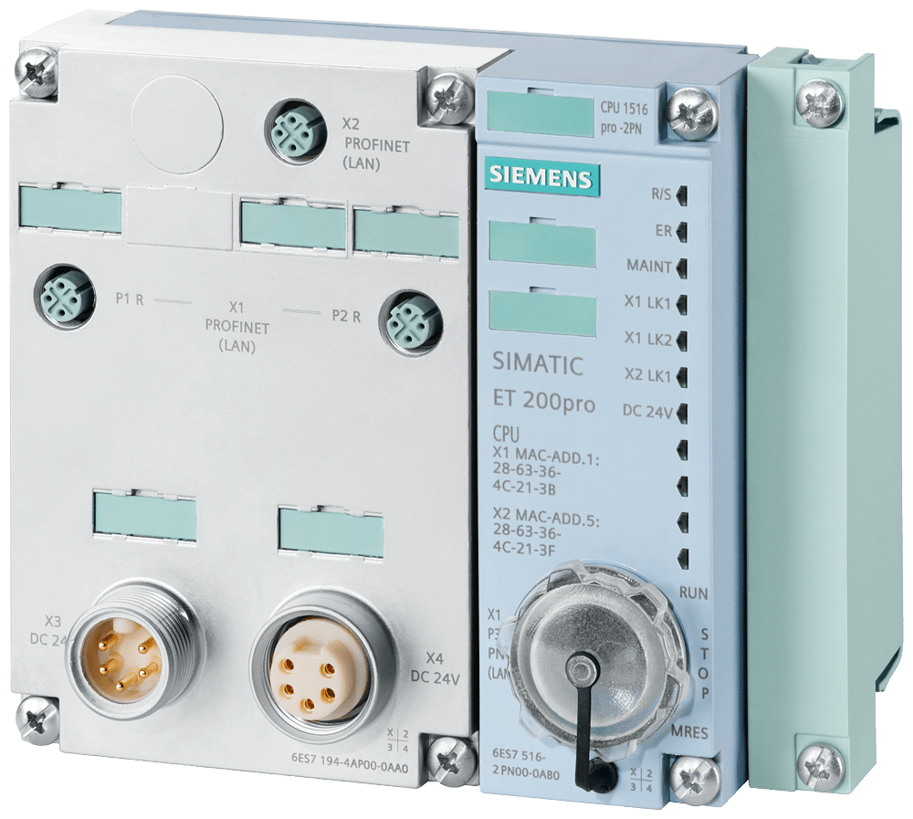 ET 200pro: CPU 1516pro-2 PN