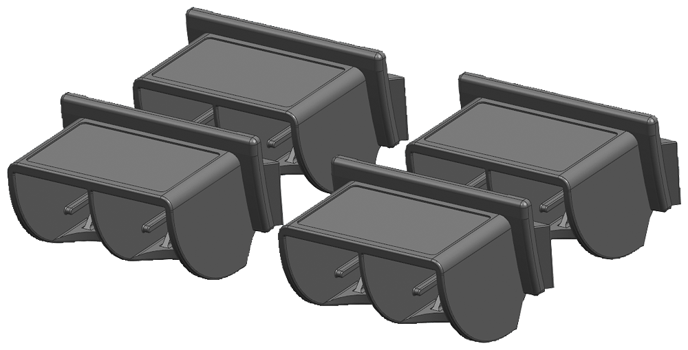 S7-1200 Dual Port RJ45 Strain Re...