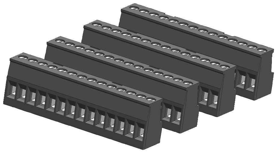 Connector Block, 14 Terminal, Ti...