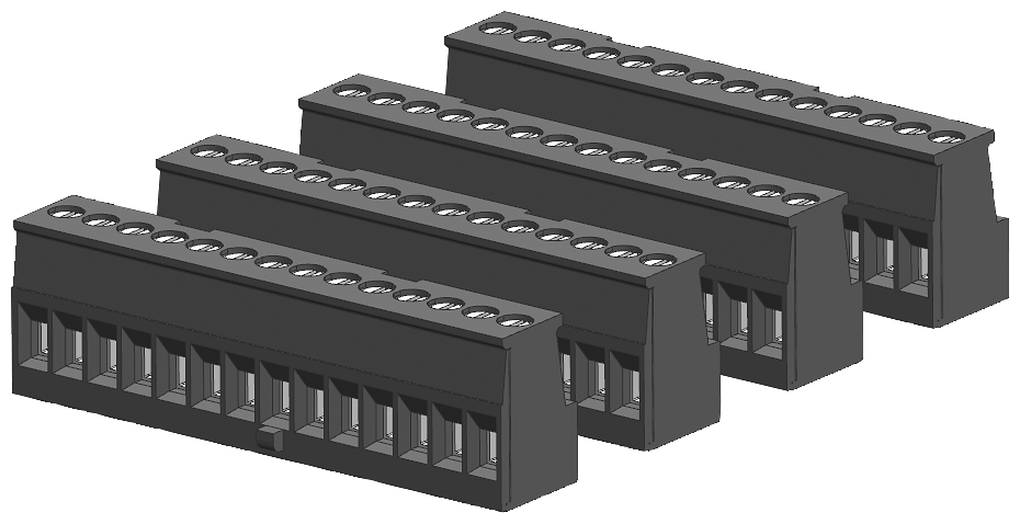 Connector Block, 14 Terminal, Ti...