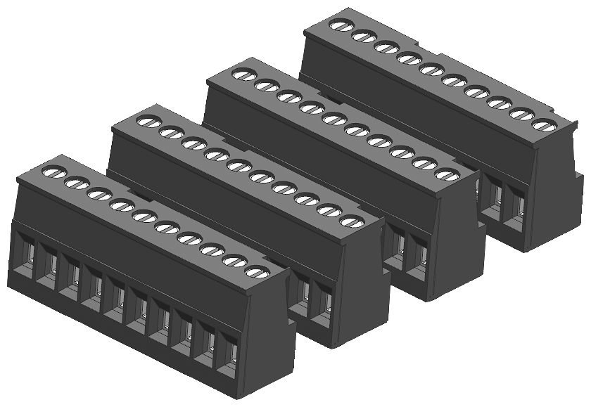 Connector Block, 10 Terminal, Ti...