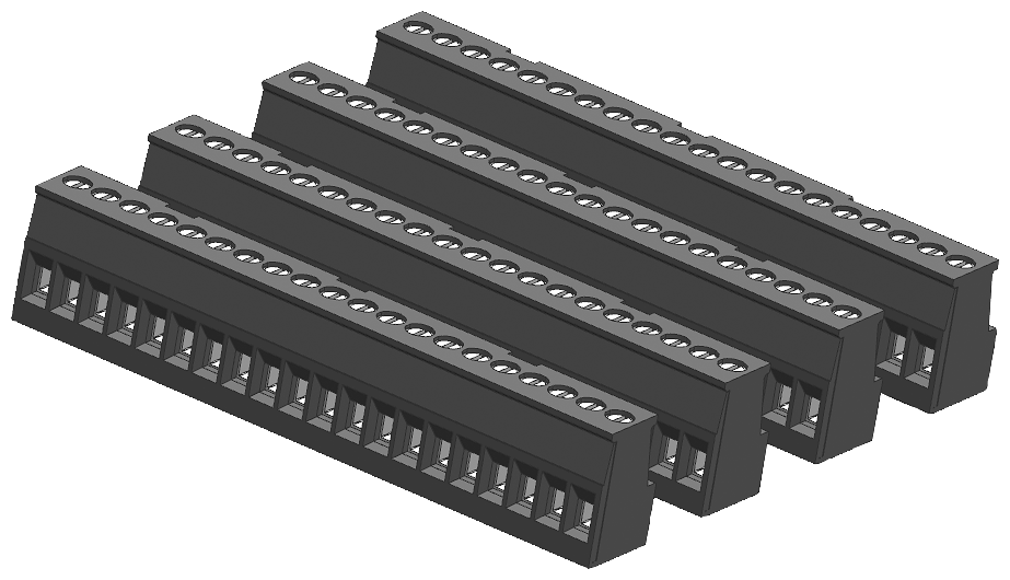 Connector Block, 20 Terminal, Ti...