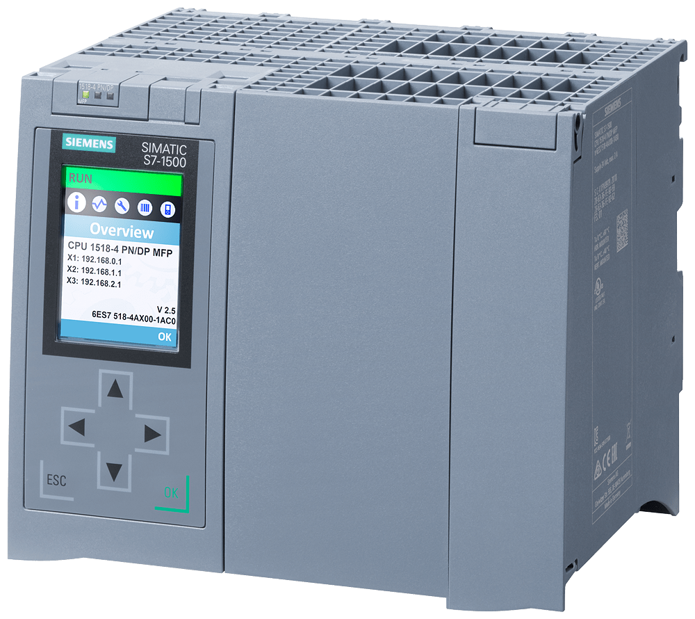 CPU 1518-4 PN/DP MFP + C/C++ RT ...