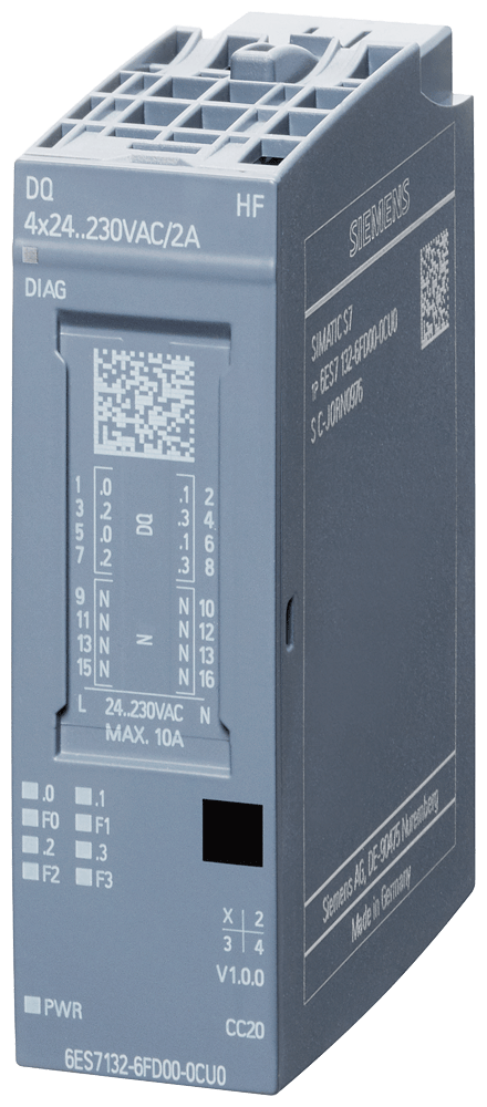 ET 200SP, DQ 4x24..230VAC/2A HF,...