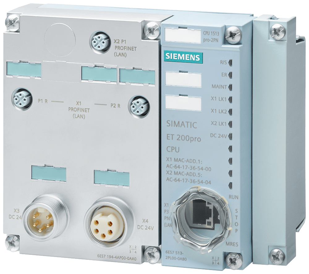 ET 200pro: CPU 1513pro-2 PN