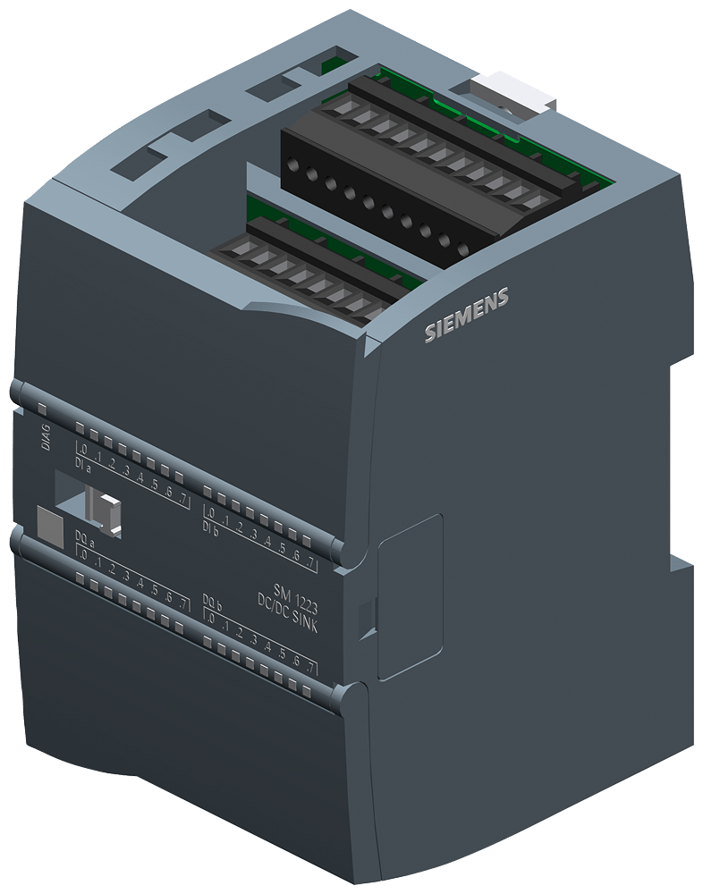 Digital I/O SM 1223, 16DI/16DO sink
