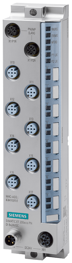 ET 200eco PN, DQ 8x24VDC/0,5A, M...