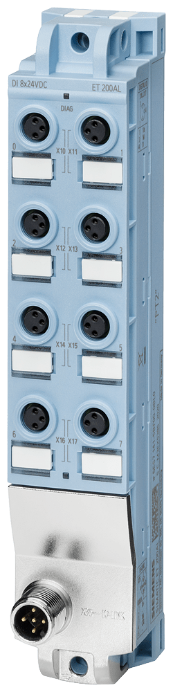 ET 200AL, IO-Link, DI 8x24VDC, 8xM8