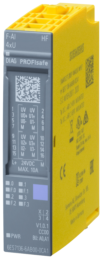 ET 200SP, F-AI 4xU 0..10V HF