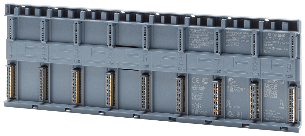 SIMATIC S7-1500 act. backplane /...