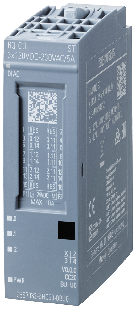 ET 200SP, RQ CO 3x120VDC.230VAC/...