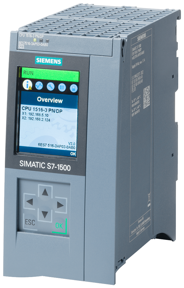 CPU 1516-3 PN/DP, 2MB Prog., 7,5...