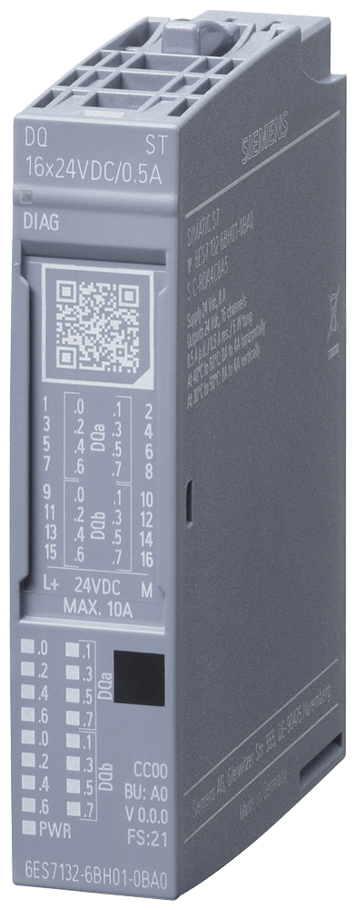 ET 200SP, DQ 16x 24V DC/0,5A ST,...