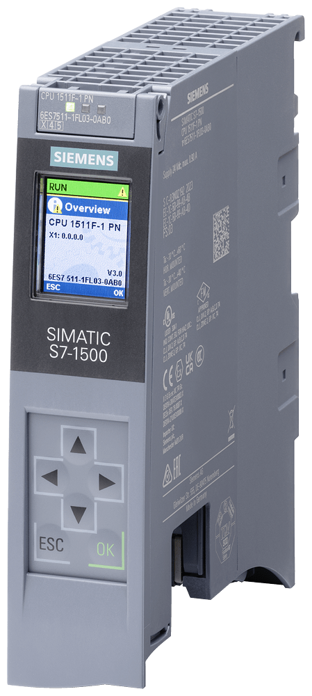 CPU 1511F-1PN, 450KB prog, 1,5MB...