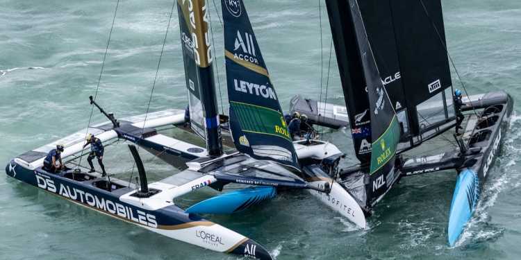 SailGP Auckland: Tuke and Burling Discuss France Collision SailGP Auckland: Tuke and Burling Discuss France Collision