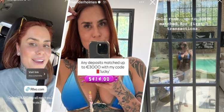 Millie Elder-Holmes under investigation – again – for online gambling promotions Millie Elder-Holmes under investigation – again – for online gambling promotions