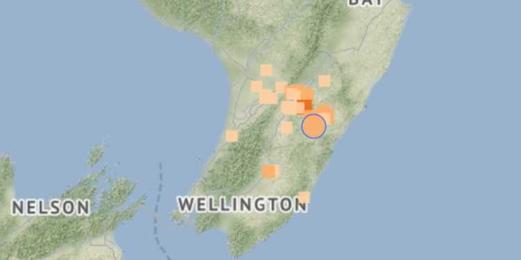 Pongaroa Earthquake Followed by Aftershock in Lower North Island Pongaroa Earthquake Followed by Aftershock in Lower North Island