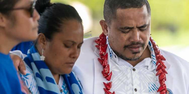 Emotional scenes as funeral for boy, 12, who died of dengue fever held in Auckland Emotional scenes as funeral for boy, 12, who died of dengue fever held in Auckland