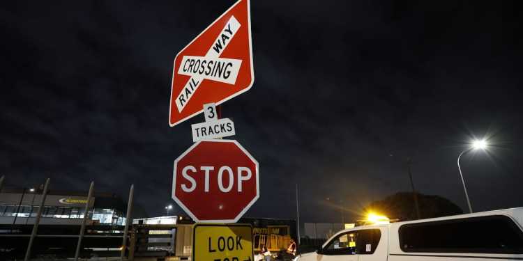 Emergency services respond to train-truck collision in Favona, Auckland Emergency services respond to train-truck collision in Favona, Auckland