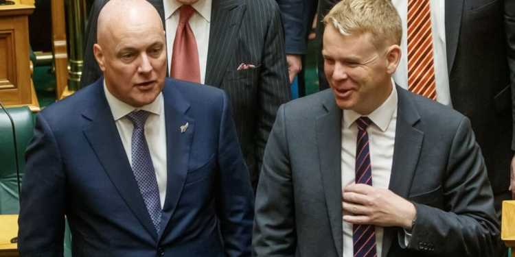 Luxon urges Hipkins to support offshore gas exploration Luxon urges Hipkins to support offshore gas exploration