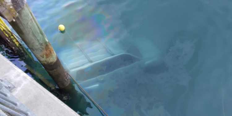 Waiheke ferry terminal crash: 4WD submerged, elderly driver fined for drink driving Waiheke ferry terminal crash: 4WD submerged, elderly driver fined for drink driving