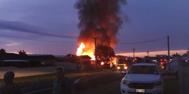 Investigation Underway for Foxton Beach House Fire; Two Missing Investigation Underway for Foxton Beach House Fire; Two Missing