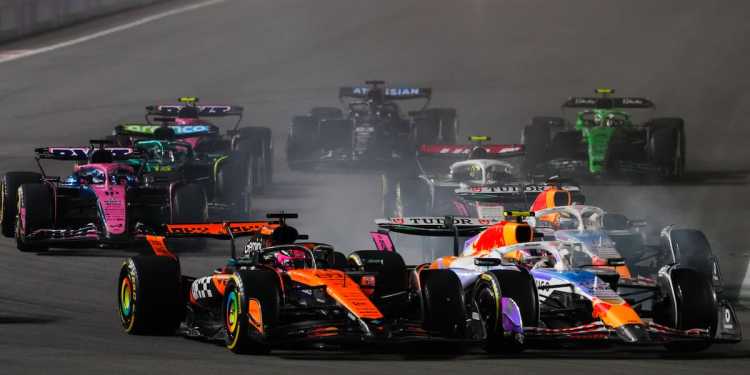 Liam Lawson’s Las Vegas Grand Prix Ends in First-Lap Collision Liam Lawson’s Las Vegas Grand Prix Ends in First-Lap Collision