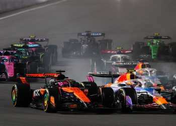 Liam Lawson’s Las Vegas Grand Prix Ends in First-Lap Collision Liam Lawson’s Las Vegas Grand Prix Ends in First-Lap Collision