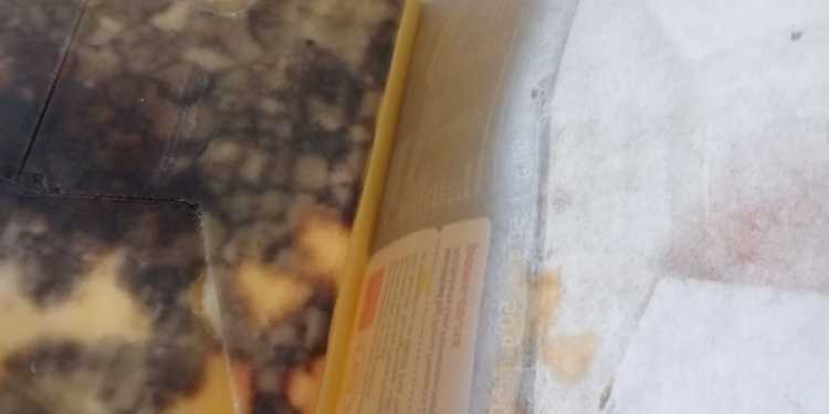 Block of Pams butter found with black mould Block of Pams butter found with black mould