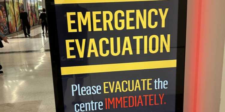 Westfield Manukau: Small electrical fire leads to Auckland mall evacuation sign Westfield Manukau: Small electrical fire leads to Auckland mall evacuation sign
